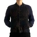 Martin Grant Paris Brocade Bomber Jacket in Blue 4 36 Womens Jacquard Coat Size undefined Photo 10