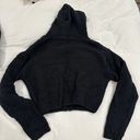 SKIMS fuzzy black zip up sweatshirt Photo 3