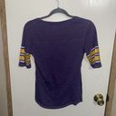 Russell Athletic LSU Tigers Women's V-Neck T-Shirt Russell Size Medium 7-9 Photo 1