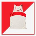 Tracksmith x Bill Rogers 79 Singlet Mesh Jersey Tank Top Embroidered Women's M Red Size M Photo 1