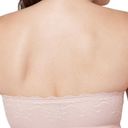 Spanx  Bra Medium Creme Blush Lace Undie-Tectable Bandeau Strapless Wireless NWT Photo 1