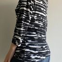 Carole Little  Black & White Printed Blouse Photo 2