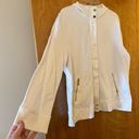 Ralph Lauren Lauren  White Lounge Jacket RL Logo Crest Vintage Acapulco NWT 2X Photo 5