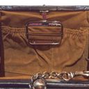 Patricia Nash  Frame Bag Clutch Crossbody Purse in Smoke Ealing Leather New Photo 4