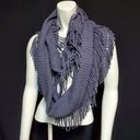 infinity Gray Tassel  Scarf Photo 0