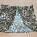 In Gear Vtg 80s swim cover up skirt cheetah leopard animal print Free Size Size XL Photo 6