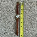 St. Martin women’s vintage‎ genuine leather gold/tan crystal adjustable watch Tan Photo 5