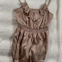 Charlotte Russe Semi-formal Mini Dress In Light Copper/beige A chiffon  Photo 0