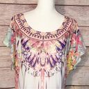 Calia by Carrie  Underwood Multicolor Pastel Kaftan Swimsuit Coverup Size S Photo 8