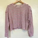 Forever 21 Red And White Striped Shirt Photo 3