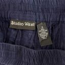 Studio West  Skirt Womens Small Blue Printed A-Line Casual Boho Bohemian Hippie Photo 5