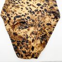 Victoria's Secret  Y2K Leopard Print Halter Neck High Cut One Piece Swimsuit 12 Photo 5