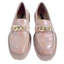 Bermuda Marks & Spencer M&S collection 
Leather Chain Detail Block Heel Loafers Photo 13