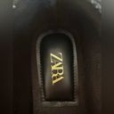 ZARA  Embellished Black & Gold Espadrilles Women's SIZE 37 like new Photo 4