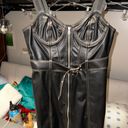 Urban Outfitters Black Leather Dress Photo 0