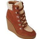 Jessica Simpson 117.  Maelyn Lace-Up Platform Wedge Hiker Boot Size 8 Photo 1