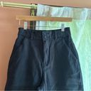 Everlane The Organic Wide-Leg Pant Cotton Double Button Cropped Black NWOT Sz 2 Photo 2