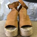 Marc Fisher Tan Wedge Sandal Photo 1