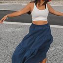 Old Navy Maxi Skirt Blue Size M Photo 0