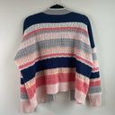 360 Cashmere  striped multi color sweater cardigan size small Photo 7