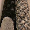 Anthropologie Anthropology Black and white pattern Sweater Wrap Photo 3