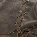 Windsor Brown Suede Lace Up Pants Size 3 Photo 5