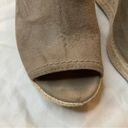 Target - Universal Thread Suede Espadrille Wedge Sandal Heels, Tan, Size 6, EUC Photo 6