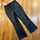 Spanx  Leather-Like Cropped Kick Flare Pant 20848T Size Large Photo 5