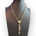 Monet  Mother of Pearl Style Y Beaded Necklace Photo 0