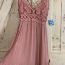 Free People NWT  Intimately Collection Women Adela Slip Rose Lace Dress XS Photo 3