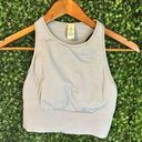 Lululemon  Ice Blue Padded Sports Bra/Long Line Tank Top Sz 6 Photo 0