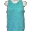 525 America  Womens Size S Blue Knit Sleeveless Sweater Vest Photo 0