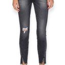 Twisted AMO Denim Women’s Size 24 Black Gray Vixen Destroy  Hem Skinny Jeans Photo 1