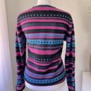 st. john's bay Vintage ‘90s  Striped Cardigan Sweater Photo 1