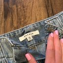 PacSun Pleated Low Rise Denim Mini Skirt 26 Size Photo 2