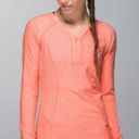 Lululemon HP!  Love Some Run long sleeve orange 10 top. Photo 0