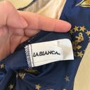 La Blanca Navy blue  anchor swim suit Photo 8