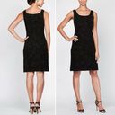 Alex Evenings NWT  Midi Length Jacket Scoop Neck Tank Dress Black Sequin Size 12 Photo 5