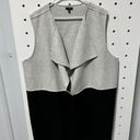 Talbots  Wool Blend Colorblock Double Faced Long Lined Vest Size 2X Photo 1