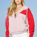 Alo Yoga Alo Duality Reversible Sherpa Jacket Pale Mauve Scarlet Fuzzy Teddy Red Blush S Photo 8