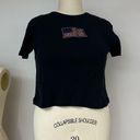 Carolyn Taylor Y2K Vintage  Rhinestone Flag Tee XL Photo 0