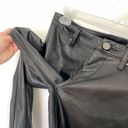  BLANK NYC Vegan Leather Skinny Black Faux Leather Pleather Pants 24 W24 Photo 6