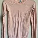 Sweaty Betty Light Pink Long-Sleeve Workout Baselayer Top. Size XS. Photo 0