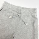 Faherty  Fleece High Rise Sweatpants Lounge Track Pants: Light Heather Grey Photo 3