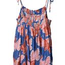 Free People  Rule The World Romper Monarch Combo Blue Pink Butterflies Large Photo 5