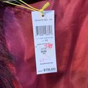 BCBGeneration NWT  Faux Fur Vest Maroon, cranberry, XSmall Photo 5