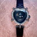 Jennifer Lopez Black Rhinestone Heart Watch Photo 0