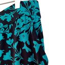 Lane Bryant  Pants Womens Size 18 Blue Floral Wide Leg High Rise Pull On Pockets Photo 5