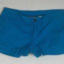 The North Face  Women’s Linen blend Chino Style Shorts Teal Blue Size 6 Photo 0