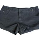 Vans  Black Jean Shorts Size 7/Juniors EUC #1666 Photo 0